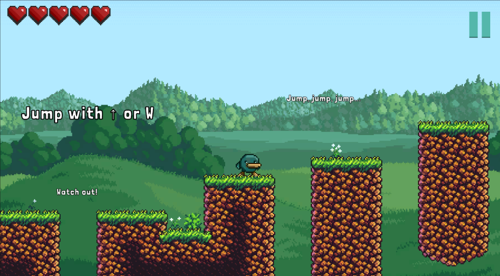 MustLare Screenshot - Jumping platforms